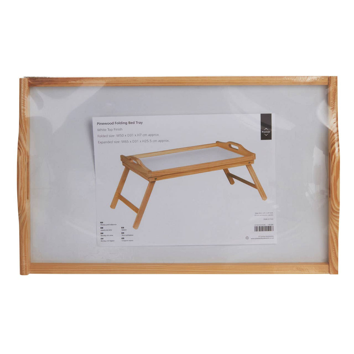 White Top Bed Tray