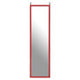 Vibrant Red Door Mirror Frame