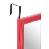 Hot Pink Plastic Frame Over Door Mirror