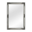 Rustic Vintage Silver Finish Wall Mirror