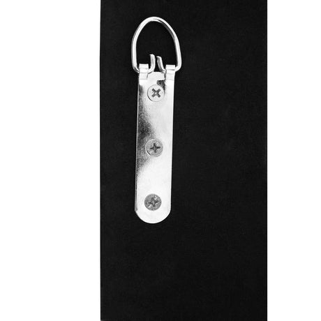 Black Bevelled Border Detail Wall Mirror