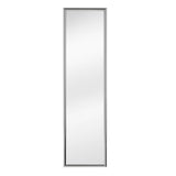 Mize Silver Plastic Frame Over Door Mirror