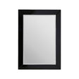 Black Mirror Bevelled Edge Wall Mirror