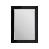 Black Mirror Bevelled Edge Wall Mirror