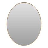 Helen Large Gold Finish Oval Wall Mirror