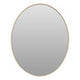Helen Large Gold Finish Oval Wall Mirror
