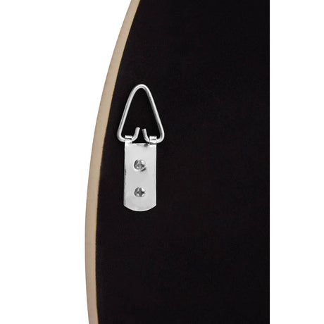 Large Gold Finish Oval Wall Mirror