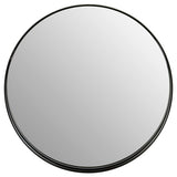 Cindy Small Matte Black Finish Wall Mirror