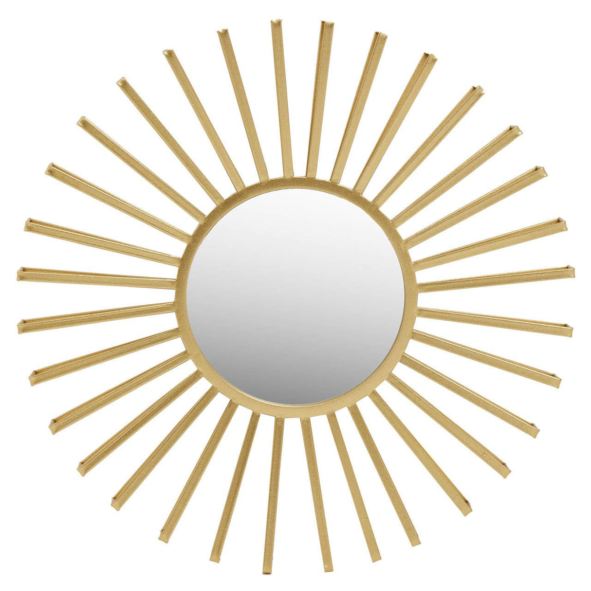 Farran Champagne Gold Sun Wall Mirror