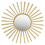 Farran Champagne Gold Sun Wall Mirror