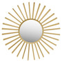 Farran Champagne Gold Sun Wall Mirror