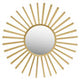 Farran Champagne Gold Sun Wall Mirror