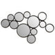 Persephone Large Black Finish Wall Mirror