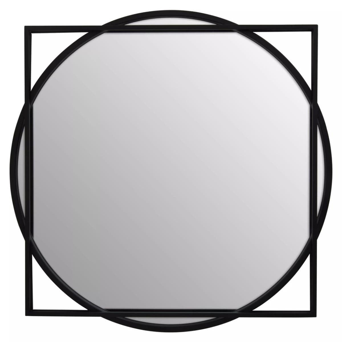 Matera Square Black Wall Mirror