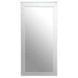 Sana Large Rectangular Wall Mirror with Bevelled Frame