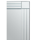 Sana Rectangular Wall Mirror with Linear Detail