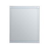 Sana Square Wall Mirror with Linear Detail