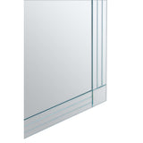 Sana Square Wall Mirror with Linear Detail