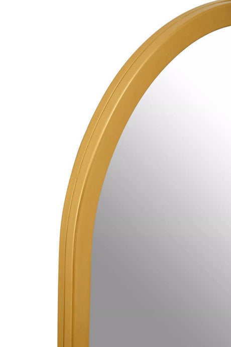 Avento Gold Rounded Edge Wall Mirror