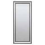Holmes Matte Black Wall Mirror