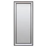 Holmes Matte Black Wall Mirror