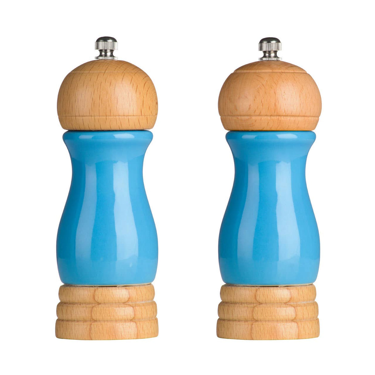 Blue High Gloss Salt And Pepper Mill Set