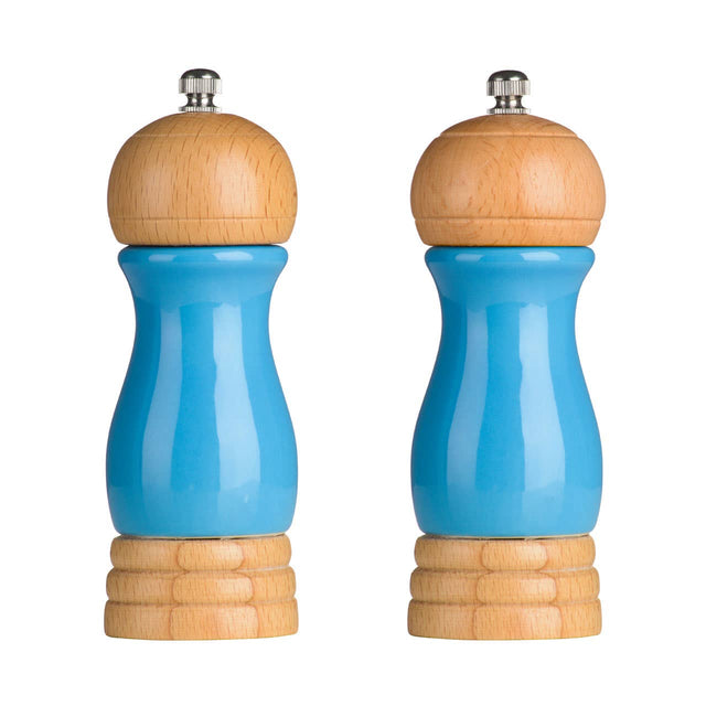 Blue High Gloss Salt And Pepper Mill Set