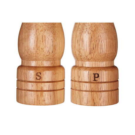 Rubberwood Salt And Pepper Set