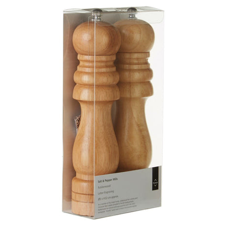 Rubberwood Salt And Pepper Set