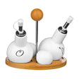 4Pc Round Condiment Set