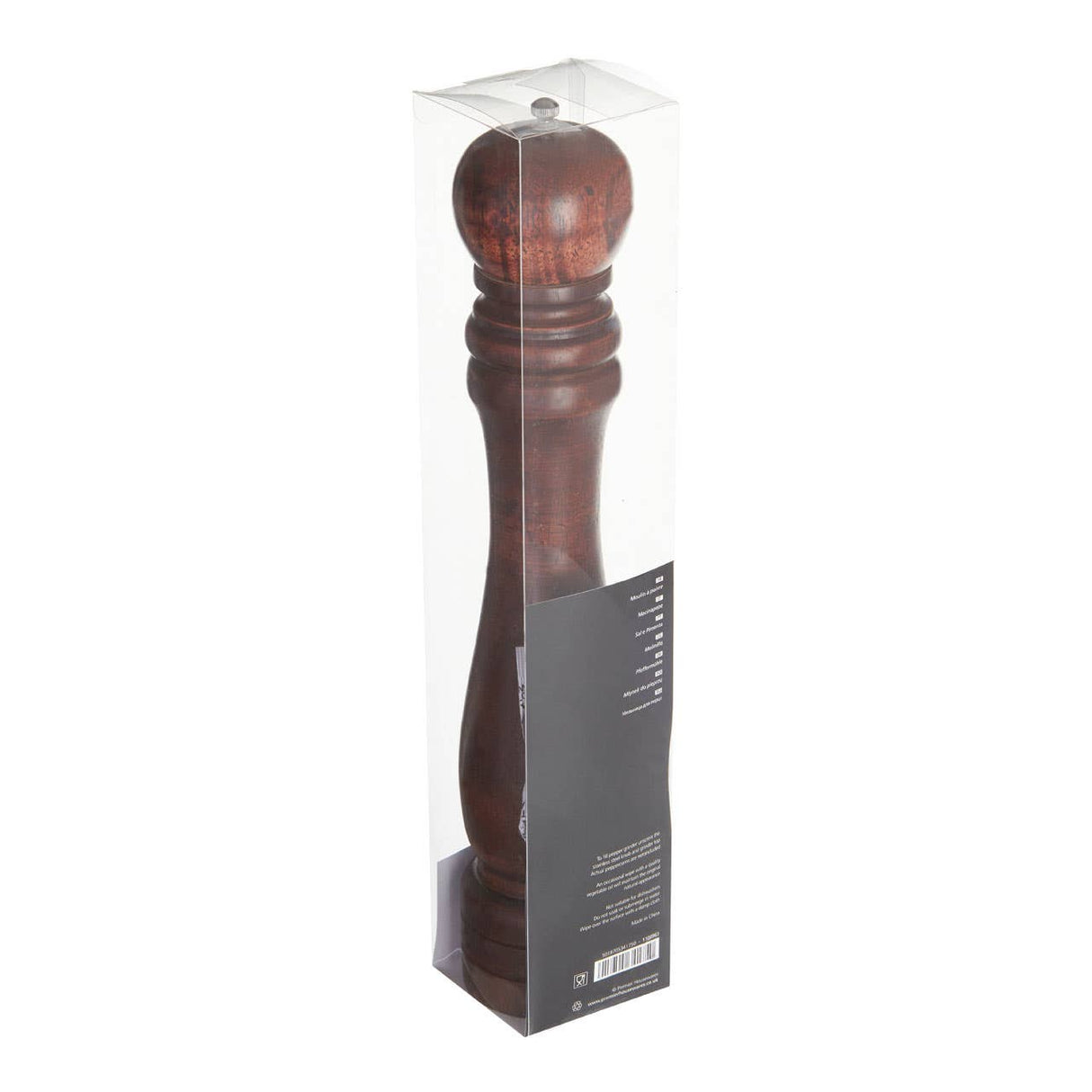 Rubberwood Pepper Mill - 15In