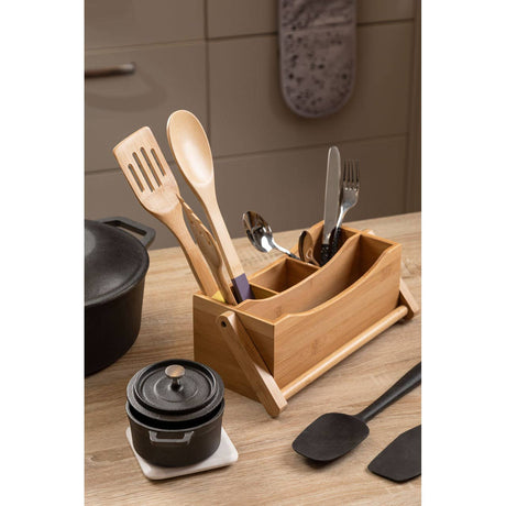 Bamboo Utensil Box