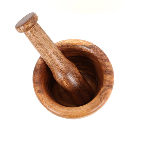 Kora Mortar And Tapered Handle Pestle Set