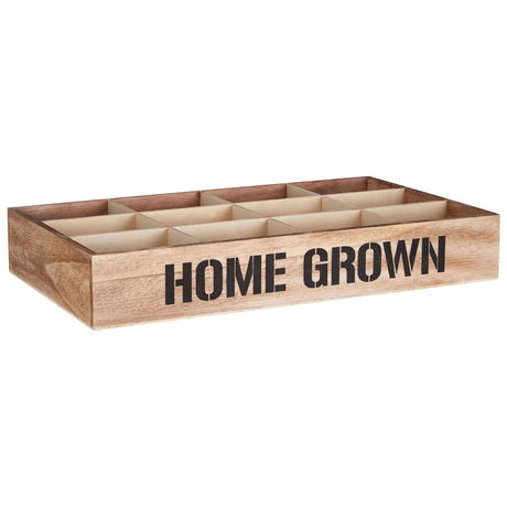 12 Compartments Herbs & Seed Crate