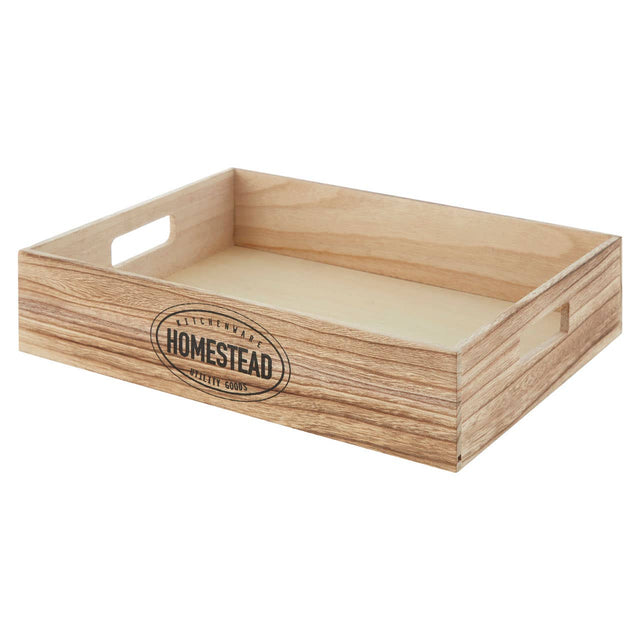 Rustic Homestead Storage Crate