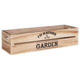 Rustic / Natural Planter And Herb Crate