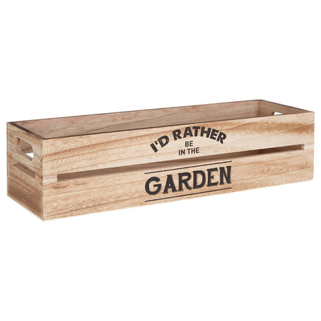Rustic / Natural Planter And Herb Crate