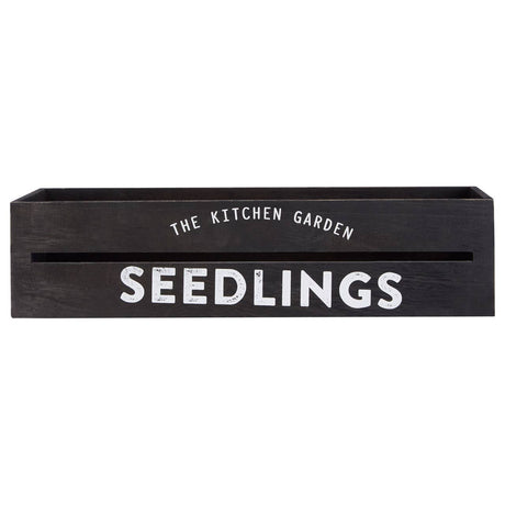 Planter & Herb Crate Black Crate