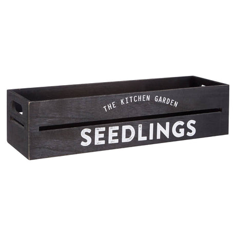 Planter & Herb Crate Black Crate