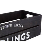 Planter & Herb Crate Black Crate