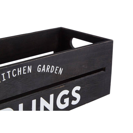 Planter & Herb Crate Black Crate