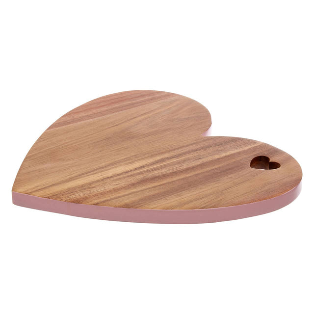 Socorro Heart Pink Edge Chopping Board