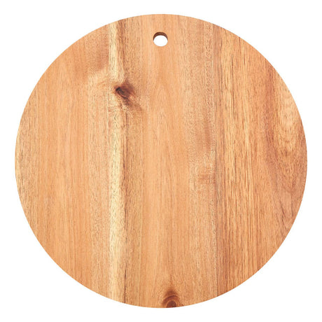Socorro Round Blue Edge Chopping Board