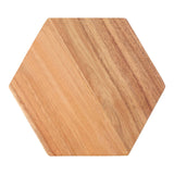 Socorro Hexagonal White Edge Chopping Board