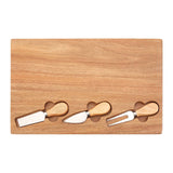 Socorro Cheese Board With Three Knives