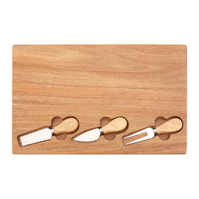 Socorro Cheese Board With Three Knives