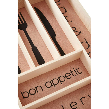 Wooden Modern Design Cutlery Tray