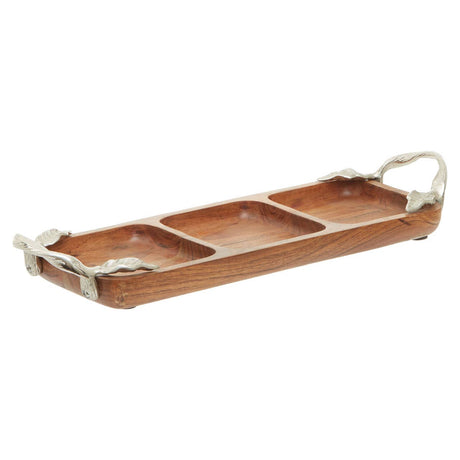 Vine Three Section Rectangular Serving Dish
