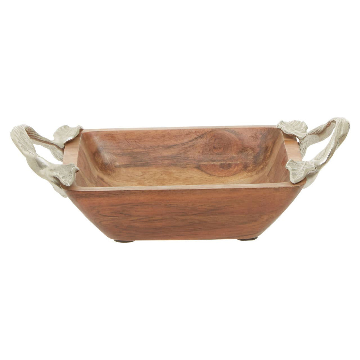 Vine Acacia Wood Square Dish