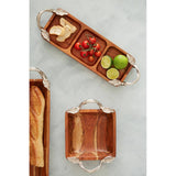 Vine Acacia Wood Square Dish
